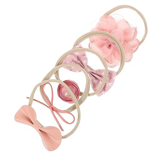 POPETPOP 5 Stk Baby-stirnband Für Mädchen Kleinkind Stirnband Schleifen-stirnband Für Mädchen Baby Mädchen Schleifen Stirnbänder Babyschleifen Papierstau Kopfbedeckung Mode Neugeboren von POPETPOP