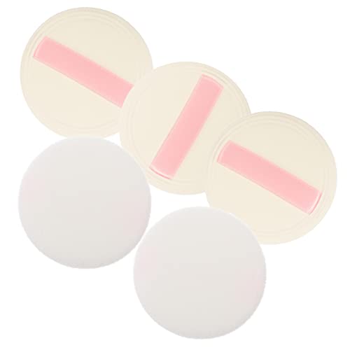 POPETPOP 5st Körper Puff Make-up Puderquasten Puffs Dusch-zu-dusch-körperpuder Körperpuder Für Frauen Runde Puderquasten Puderquaste Für Körperpuder Make-up-pads Beflockung Mixer Mädchen von POPETPOP