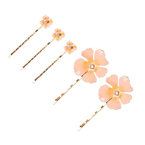 POPETPOP 5st Braut Haarspange Blumenhaarspangen Für Frauen Blumen-haarnadeln Blumenhaarnadeln Für Frauen Haarschmuck Für Frauen Hochzeit Haarklemme Klipp Damen Rose Zinklegierung von POPETPOP