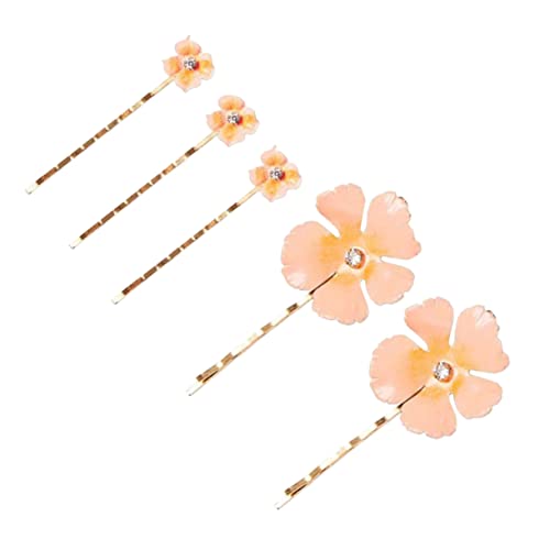 POPETPOP 5st Braut Haarspange Blumenhaarnadeln Für Hochzeitsfrisuren Blumenhaarnadeln Mädchen Haarspangen Hochzeit Bobby Pins Haarklemme Blumen- Damen Schmücken Zinklegierung von POPETPOP