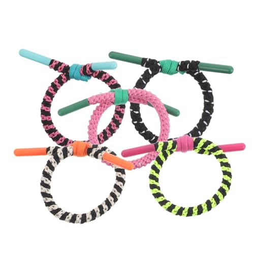 POPETPOP 5stücke Geflochtene Haargummis Für Mädchen Blasen-pferdeschwanzhalter Weiche Haargummis Zum Umwickeln Pferdeschwanzes Mit Bommeln Für Kleine Mädchen von POPETPOP