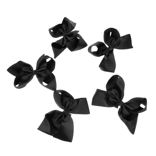 POPETPOP 5 Stück Haarklammern Schleife Haarschmuck Bunte Bowknot Haarspangen Zarte Haarnadeln für Mädchen Alltag und Party von POPETPOP