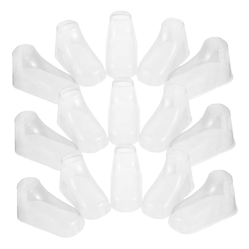 POPETPOP 50 Stück Schuhspanner Transparent Kunststoff Schuhform Stütze Schuhdisplay für Babyschuhe Socken Booties zur Formbewahrung Zuhause und von POPETPOP
