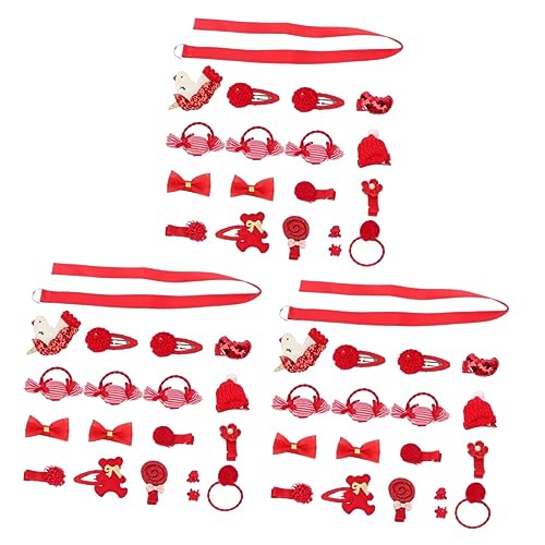 POPETPOP 54 Stk Haarschmuck-set Für Kinder Kopfschmuck Für Kinder Haargummis Für Kinder Stylische Haarspangen Geburtstagsgeschenk Haarschmuck-set Für Mädchen Kleinkind Stoff Metall Strümpfe von POPETPOP