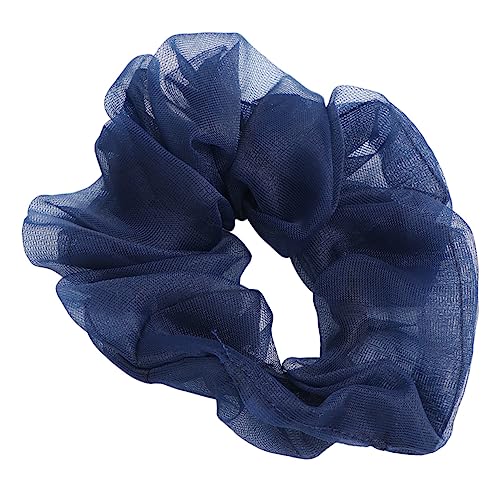 POPETPOP 5st Farbige Haargummis Haarschmuck Aus Organza Haarschal Aus Chiffon Elastisches Haarband Pastell Haargummis Pferdeschwanz-haarbänder Blase Stirnband Seidentuch Fräulein Flauschige von POPETPOP