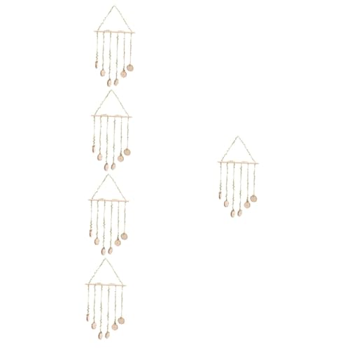 POPETPOP 5st Wandbehang Bild Wanddekoration Bildhalter Für Die Wand Boho Makramee Wandteppich Bildaufhänger Mit Quaste Halter Für Fotodisplays Böhmische Wandanzeige Seil Mädchen Böhmen von POPETPOP