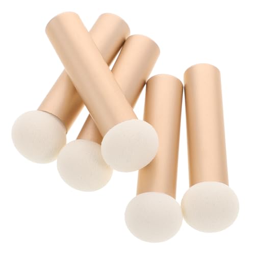 POPETPOP 5stücke Augen-make-up Concealer-pinsel Mit Schwamm Kosmetik-applikatorpinsel Für Flüssige Grundierung Dekorativer Make-up-pinsel Für Damen Für Draußen Und Konturieren von POPETPOP