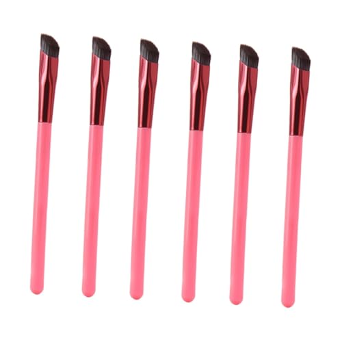 POPETPOP 6 Stk Wilder Augenbrauen pinsel Make-up Pinsel dünn darcy mcqueeney Schaufensterprofil Rougepinsel abgewinkelte Bürste Quadrat Lidschatten Pinsel Schminkset Eyeliner-Pinsel von POPETPOP