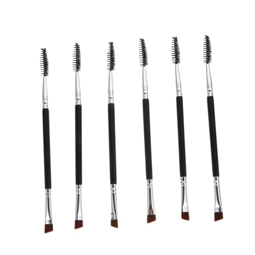 POPETPOP 6st Augenbrauenbürste Mascara-bürste Wimpern Pflege Werkzeug Dualer Make-up-pinsel Doppelkopf-augenbrauenbürsten Lidschatten Pinsel Augenbrauen Trimmer Augenbrauen Trimmen Fräulein von POPETPOP