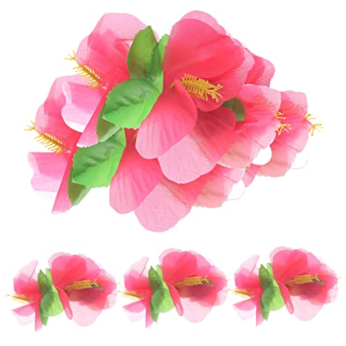 POPETPOP 6 Stück Hawaiianische Blumen Haarspangen Hawaii Blumen Haarspangen Hibiskusblüten Damen Party Haarspangen Haarnadel Zubehör Make Up Haarspangen Hochzeit Haarspangen Für von POPETPOP