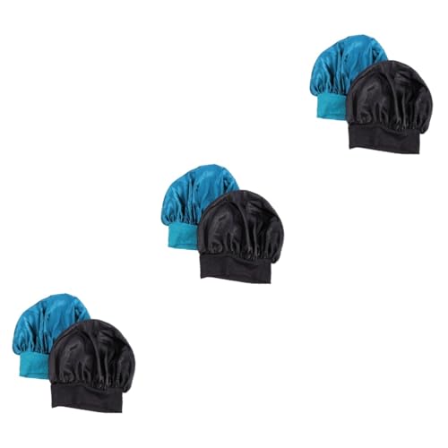 POPETPOP 6 Stk Nachtmütze Haarschutzmütze Motorhaube Schlafkappe Turban-Duschhaube Satinhaube Kopfbedeckung Haarpflege Mädchen Chemotherapie-Kappe Strickmütze Haarkappe Damen Schal von POPETPOP