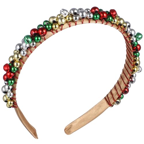 POPETPOP 6 Stk Weihnachtsglocken-Stirnband Kinder-Outfits Weihnachtsfeier Haarschmuck Tiara Kleider schöner Haarschmuck Weihnachtshaarschmuck Kopfbedeckung Haarring Kleidung Harz von POPETPOP