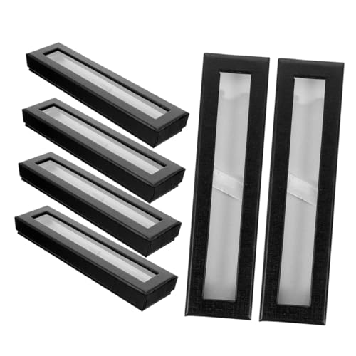 POPETPOP 6 Teilige Boxen Stifteetui Deckel Schreibwarenaufbewahrung Füllfederhalter Organizer Bleistiftboxen Durchsichtiger Stifthalter Stiftverpackungskoffer Stiftdisplayhalter POPETPOP 6 Teilige Boxen Stifteetui Deckel Schreibwarenaufbewahrung Füllfederhalter Organizer Bleistiftboxen Durchsichtiger Stifthalter Stiftverpackungskoffer Stiftdisplayhalter von POPETPOP