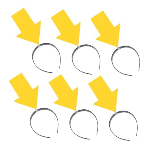 POPETPOP 6-teiliger Kopfschmuck in Pfeilspitzenform: Lustige Stirnbänder Für Mädchen Und Erwachsene, Partydekorationen, Halloween-feiern, Foto-requisiten von POPETPOP