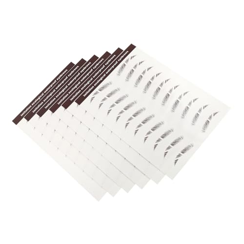 POPETPOP 6st Aufkleber Für Augenbrauen Haar Wassertransferpapier Augenbrauen Trimmer 6d von POPETPOP