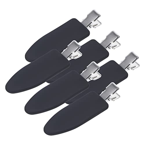 POPETPOP 6st Keine Spur Von Entenschnabelclip Flacher Styling-clip Keine Gebogene Haarnadel Keine Gebogenen Haarnadeln Alligator-haarnadel Pin-clip-make-up Mädchen Metall von POPETPOP