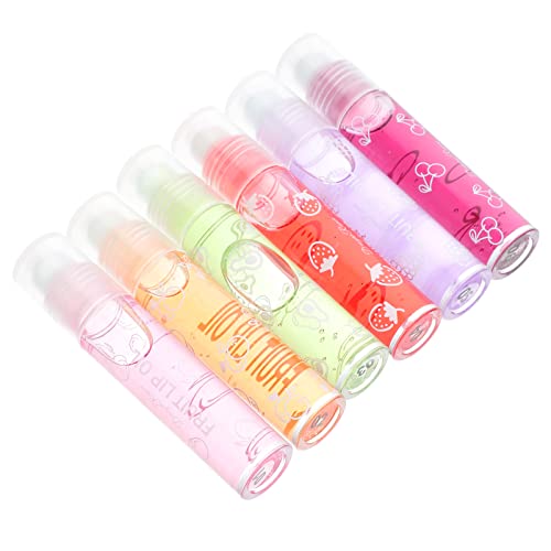 POPETPOP 6st Lippenbalsam Roll on Lipgloss Lippenrolle Auf Lipgloss Roll on Roller-lipgloss Fruchtspiegelglas Lippenglasur Lippenöl-set Lipgloss-masse Mädchen Kunststoff Kind Pflegeprodukte von POPETPOP