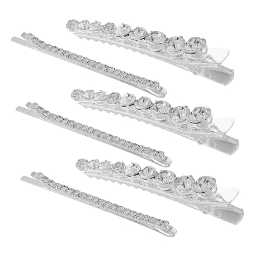 POPETPOP 6 Stück Haarspangen mit Strasssteinen Retro Haarschmuck für Hochzeiten Vielseitige Haaraccessoires für Frauen und Mädchen von POPETPOP
