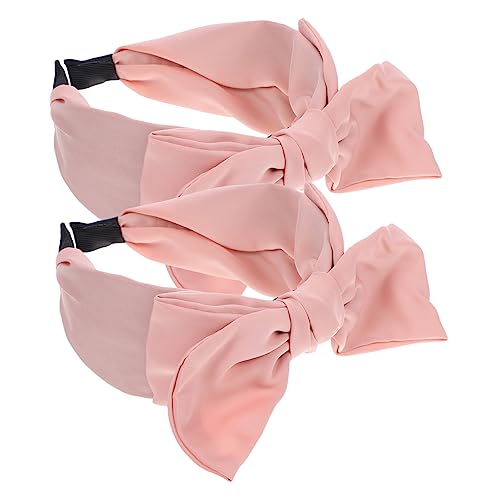 POPETPOP 8 Stk Schleife Stirnband Bowknot-stirnband Satin-haargummis Kopfwickel Für Frauen Geknotetes Stirnband Für Damen Haargummi Aus Satin Polyester-spandex Tuch Mädchen Fräulein von POPETPOP