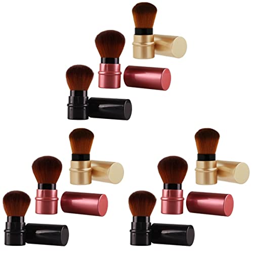 POPETPOP 9 Stk Foundation-pinsel Gesicht Kosmetikpinsel Make-up-zubehör Concealer Kabuki-pinsel Creme Basispinsel Reisepinsel Make-up Werkzeug Reisen Wellpappe Aus Seiden-nylon-wolle Haupt von POPETPOP