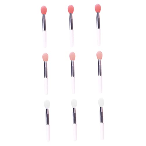 POPETPOP 9St Schlaf Lippen maske Löffel Make-up Pinsel Silikonpinsel für die Lippen schwämme Lippenmaskenpinsel Silikonpinsel für Lippen-Make-up Kosmetik Applikator Zubehör Lippenbürste von POPETPOP