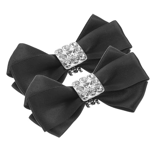 POPETPOP Abnehmbare Schleifen Schuhclips Damen Stoff Bowknot Schuhschmuck Hohe Absätze Zubehör Hochzeit Party Elegant Dekorativ Vielseitig von POPETPOP