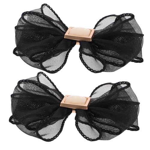 POPETPOP Abnehmbare Schleifen Schuhclips aus Stoff Dekorative Schuhschnallen für Damen High Heels Strapazierfähig Vielseitig für Hochzeit Party und Alltag Einfach Anzubringen Schuhdeko von POPETPOP