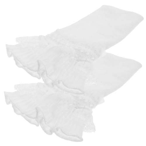 POPETPOP Abnehmbare Spitzen Falsche Manschetten Handgelenk Accessoires aus Hautfreundlichem Polyester Stilvolle Dekoration für Kostüme und Modische Events von POPETPOP