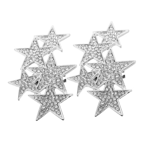 POPETPOP Abnehmbare Stern Schuhdekorationen für Brautschuhe Strass Charms Clips Flexible High Heel Schmuck Accessoires für Damen Vielseitige Hochzeitsschuh Buckles Einfache Anwendung von POPETPOP