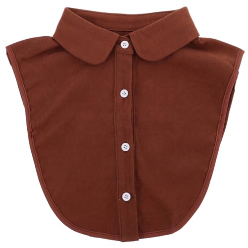 POPETPOP Abnehmbarer Damen Kragen Spitzen Design Fake Collar Blusenkragen Halbkragen Kragenaufsatz Vielseitig für Arbeit und Freizeit von POPETPOP