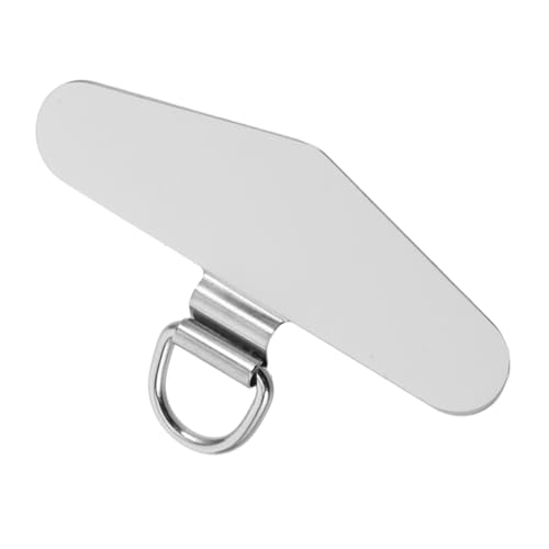 POPETPOP Abstandshalter Für Handy-lanyard Telefon-lanyard-patch Telefon-tethering-lasche Telefonlasche Telefon-tether-patch Telefonschlaufe Handy-lanyard-patch Silver Rostfreier Stahl von POPETPOP