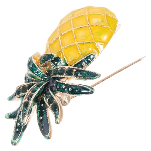 POPETPOP Ananas-brosche Aus Legierung Obstschmuck Für Damen Dekorative Anstecknadel Für Kleidung Brosche Pin Mit Reiz von POPETPOP
