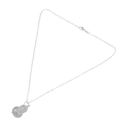 POPETPOP Aromatherapie Halskette Damen Kupfer Hohl Kürbis Anhänger Ätherische Öle Diffusor Leicht Alltag Schmuck Ethnisch Stilvoll Reise Büro Schmuck von POPETPOP