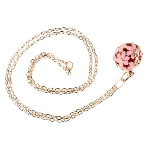 POPETPOP Aromatherapie Halskette Damen mit Farbigem Blumenanhänger Ätherisches Öl Diffusor Schmuck Beaded Essential Oil Chain Modischer Choker für Kleine Geschenke Einzigartiges Design von POPETPOP