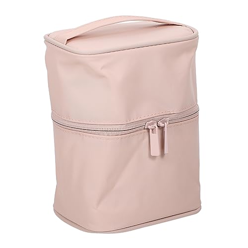 POPETPOP Aufbewahrungstasche Kosmetiktasche Große Reise-Kosmetiktasche Große Make-up-Organizer-Tasche Kulturbeutel Eimertasche Bilden Hohe Kapazität Nylon Toilettenartikel Rosa Mädchen von POPETPOP