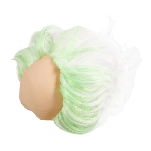 POPETPOP Bald Wig Herren Halloween Cosplay Perücke Lustige Glatze für Party Karneval Verstellbar Natürliches Aussehen Leicht und Strapazierfähig von POPETPOP