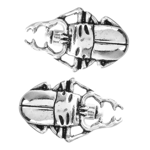 POPETPOP Beetle Manschettenknöpfe Herren Metall Stilvolle Hemdmanschettenknöpfe für Anzug Modische Bügelschmuck Knöpfe Langlebige Ärmelknöpfe für Business und Festliche Anlässe von POPETPOP