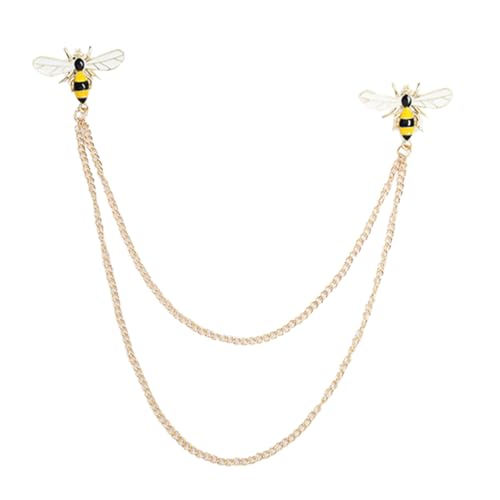 POPETPOP Bienen Brosche aus Hochwertiger Legierung Dekorativer Ansteckpin für Damenkleidung und Rucksäcke Leichtes Langlebiges Design für Partys Business und Besondere Anlässe von POPETPOP