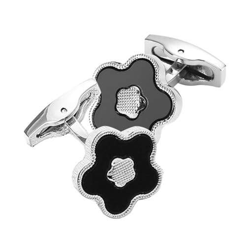 POPETPOP Blumen Manschettenknöpfe Herren Business Hemd Schmuck Hochzeit Anzug Zubehör Sicher Langlebig Stilvoll von POPETPOP