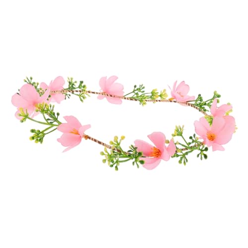 POPETPOP Blumenkrone Boho Blumenstirnband Blumenkrone Kopfstück Haarkranz Für Frauen Hochzeitsfeier Prom Fotos Festival von POPETPOP