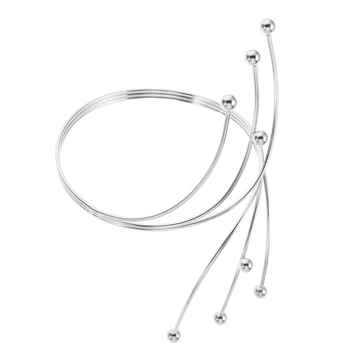 POPETPOP Boho Oberarm Manschette Armreif mit Mehrlagigen Metallperlen Verstellbarer Offener Armreif für Damen Stylischer Vintage Schmuck für Vielseitige Outfits und Besonderen Look von POPETPOP