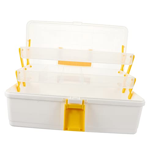 POPETPOP Box Aus Kunststoff Dekorative Haarspangen Behälter Für Haar-Accessoires Haargummis Clips Organizer Badezimmer Schminkregal Haar-Accessoires-Organizer Kopfschmuck-Etui von POPETPOP