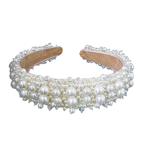 POPETPOP Braut Stirnband Haarschmuck Hochzeit Tiara Diademe Damen Kopfschmuck für Brautjungfern und Festliche Anlässe Passend zu Brautkleid und Partyoutfits von POPETPOP