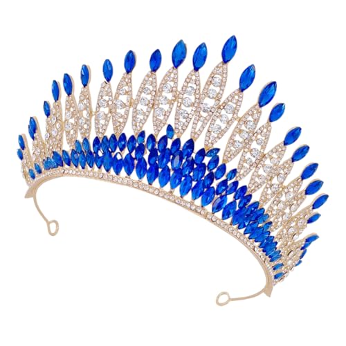 POPETPOP Brautkrone mit Strassbesatz Langlebiges Leichtes Diadem für Hochzeit Geburtstagsfeier und Damen Verarbeitung Komfortables Haarschmuck Accessoire von POPETPOP