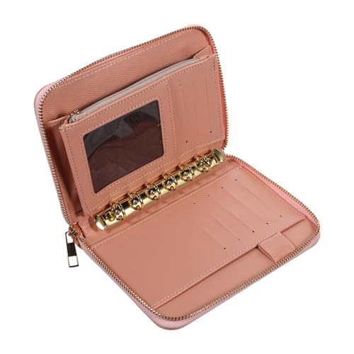 POPETPOP Budgetplaner Organizer Geldbörse aus Langlebigem PU mit Reißverschluss Großer Kapazität für Bargeld und Karten Praktischer Budgethalter für Büro und Alltag Vielseitiger Geldbeutel von POPETPOP