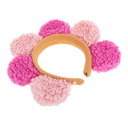 POPETPOP Bunte Sonnenblumen Haarreif Damenfest Kopfschmuck Langlebig für Geburtstag Party Hochzeit Mehrfarbiges Blumen Stirnband von POPETPOP