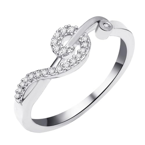 POPETPOP Musiknote-fingerring Aus Schickes Musikalisches Dekor Weiblicher Stil-ornament Kreatives Note-design Elegantes Finger-zubehör von POPETPOP