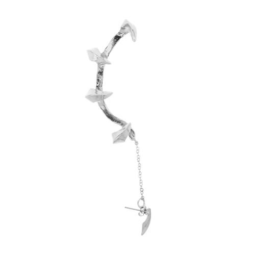 POPETPOP Claw Form Ohrclip Damen Punk Schmuck Non Piercing Ohrmanschette Stylisch Rechts Ohr Wrap Für Hochzeit Party Alltagswear von POPETPOP