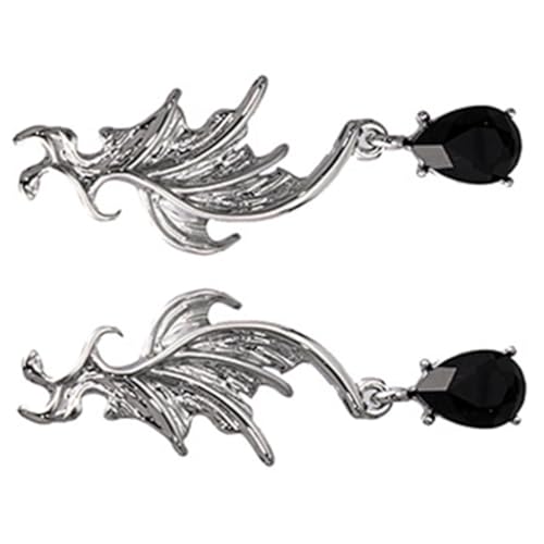 POPETPOP Cool Bat Ohrstecker Damen Punk Schmuck Alloy Material Einzigartiges Design Modisch Vielseitig für Teenager Mädchen von POPETPOP