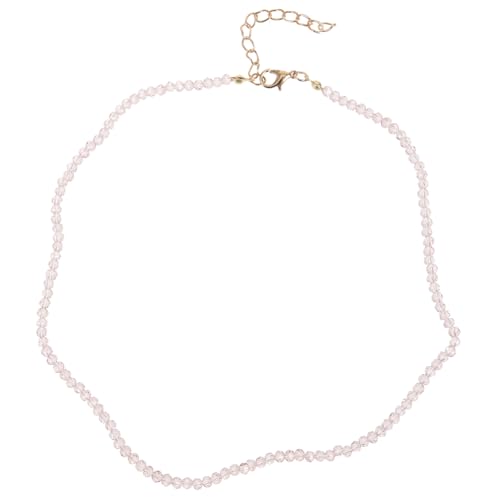 POPETPOP Dainty Halskette Damen Mädchen Feine Rosa Schmuckkette Leicht Verstellbar Modischer Strand Alltagschmuck Geschenk für Frauen und Teens von POPETPOP